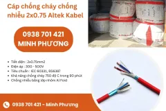 Cáp điện chống cháy chống nhiễu Altek Kabel tại Đà Nẵng