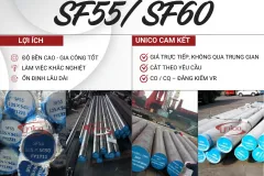 Bán thép tròn SF55 tại TP. Hồ Chí Minh