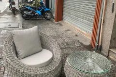 Bàn ghế để hồ bơi mây nhựa