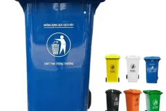 Thùng rác 120 lít nắp kín tại Hà Nội
