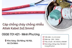 Cáp chống cháy chống nhiễu Altek Kabel tại Đà Nẵng, Hà Nội, Hồ Chí Minh