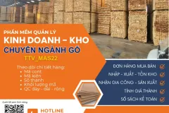 Phần mềm quản lý mua bán, gia công kho Gỗ nguyên liệu, ván ép, pallet