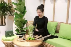 Bàn ghế sofa mây nhỏ gọn hiện đại