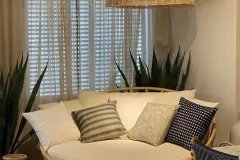 Ghế tròn mây tự nhiên