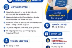 Tuyển nhân viên tư vấn tuyển sinh tại TP. Hồ Chí Minh