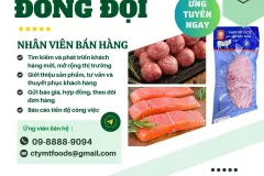 Tuyển nhân viên kinh doanh ngành thực phẩm tại TP.HCM