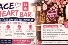 Tuyển nhân viên phục vụ bar tại Hà Nội