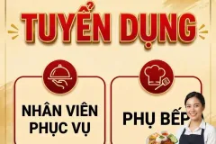 Ẩm Thực Đông Đại tuyển phục vụ, phụ bếp , thu ngân & NVKD