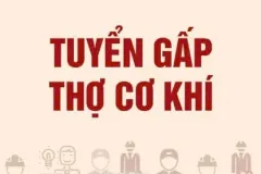 Tuyển thợ cơ khí và lao động phổ thông tại TPHCM