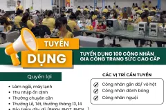 Tuyển công nhân chế tác trang sức tại Thủ Đức