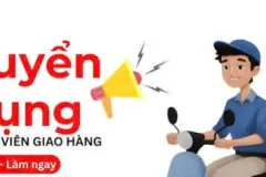 Cần tuyển nhân viên giao hàng tại Tân Phú