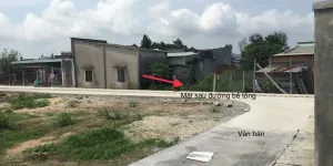 Bán 235,2 m đất hai mặt tiền đường nhựa,khu dân cư