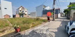 Quang Tiến, Sóc Sơn, thay mặt chủ sổ, e chào bán : 100m2, mt6.8m, lô góc, xe