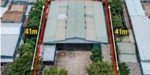 XƯỞNG 1.345M²  TÂN THỚI NHẤT- Q12 –  33M x41m– THUÊ 130TR/TH – CHỈ 114 TỶ