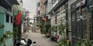 NHÀ 2 MẶT HẺM XE HƠI – CÁCH QUANG TRUNG 40M
 - F8 - GÒ VẤP - 5 TẦNG – 4 PN  –