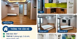 Bán căn hộ Ruby 3, 48m², 2PN, 2WC, Hà Nội