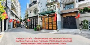 NHÀ ĐẸP – GIÁ TỐT – CẦN BÁN NHANH NHÀ 211/25 ĐƯỜNG Hoàng Hoa Thám, Phường 5,