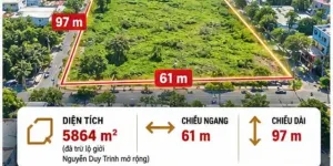 Bán Gấp  Đất Lô Góc MT Nguyễn Duy Trinh, Phú Hữu Q9 - 5864m2, 598 tỷ