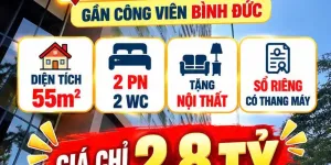 Bán căn hộ Fresca Riverside Tam Bình Thủ Đức 55m², 2PN 2WC, 2.8 tỷ