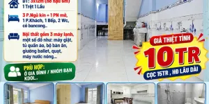 Cho thuê nhà nguyên căn Trần Quang Diệu, Q3 , 4PN chỉ 10tr
