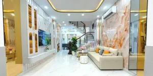 Nhà vừa ở vừa kinh doanh, dân đôn, xe hơi tránh nhau, cạnh Phú Mỹ Hưng, chưa