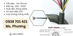 Cáp điều khiển Altek Kabel không lưới 7x0.75mm Đà Nẵng, Hà Nội, Hồ Chí Minh