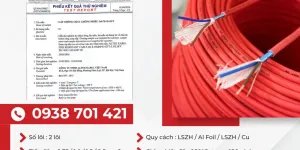 Cáp chống cháy chống nhiễu Altek Kabel 2x0.75mm² phân phối Bắc Ninh, Bắc Giang