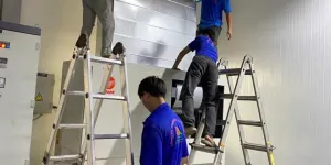 Lắp đặt máy lạnh Trane cho siêu thị tại TP.HCM