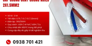 Cáp chống cháy Altek 2x1.5mm² tại Hà Nội