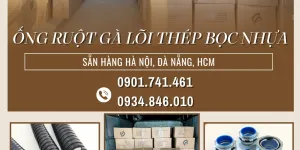 Ống ruột gà lõi thép D25 - phi 3/4 inch