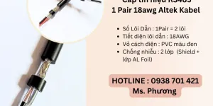 Cáp tín hiệu RS485 1 Pair 18awg Altek Kabel tại Đà Nẵng, Hà Nội, Hồ Chí Minh