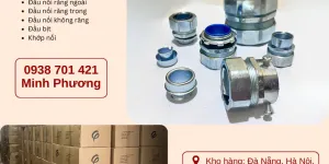 Phụ kiện ống ruột gà lõi thép bọc nhựa PVC sẵn kho Đà Nẵng, Hà Nội, Hồ Chí Minh