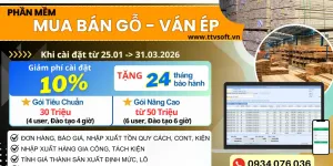Phần mềm quản lý kinh doanh Gỗ tại TP.HCM
