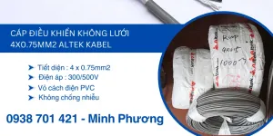 Dây cáp điện không lưới 4x0.75mm2 Altek Kabel Đắk Lắk, Đắk Nông, Lâm Đồng