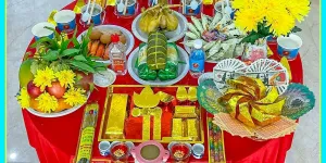 Mâm cúng Tất Niên tại Cần Thơ