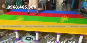 Sàn bục sân khấu lắp ghép mầm non tại An Giang