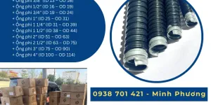 Ống ruột gà lõi thép bọc nhựa PVC giao ngay Đà Nẵng, Quãng Ngãi, Quảng Trị