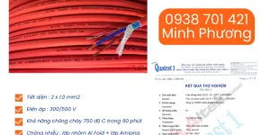 Cáp chống cháy chống nhiễu Altek Kabel 2x1.0 mm2 chính hãng Đà Nẵng, Huế, Bình Đ