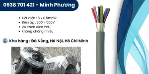 Dây cáp điện không chống nhiễu CT-500 6x0.5mm2 Altek Kabel hỗ trợ giao toàn quốc