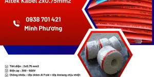 Cáp chống cháy chống nhiễu Altek Kabel 2x0.75mm2 phân phối Ninh Thuận, Vũng Tàu