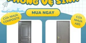 Cửa nhựa ABS cho nhà vệ sinh tại TP.HCM