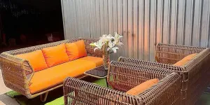 Bàn ghế sofa tổ yến nhựa giả mây tại TP. Hồ Chí Minh