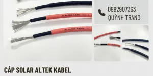 Cáp Solar 4mm Altek Kabel – Chuyên dùng cho hệ thống điện mặt trời
