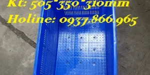 Sóng nhựa hở đáy đặc, sọt chứa hàng, sọt nhựa dùng trong may mặc,đơn
