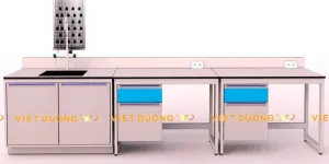 Bàn thí nghiệm áp tường phòng thí nghiệm, Laboratory Wall Table, Lab Wall Bench