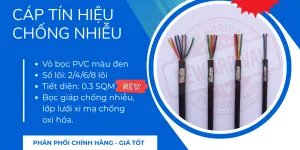 Cáp tín hiệu chống nhiễu Altek Kabel 0.3mm2 gồm 2/4/6/8 lõi
