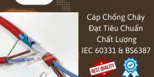 bảng giá cáp chống cháy 2 x 0.75 -  tiêu chuẩn IEC 60331 &amp; BS6387