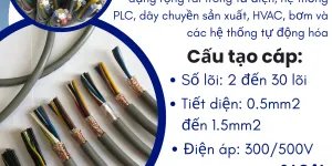 Cáp điều khiển ALTEK KABEL hàng chính hãng và đạt tiêu chuẩn chất lượng