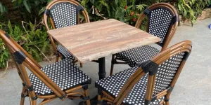 Ghế cafe khung nhôm cho quán cafe tại Bình Thạnh, TP.HCM