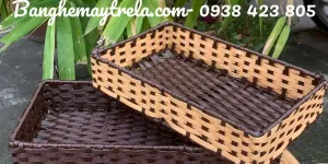 Khay mây nhựa chữ nhật tại Bình Thạnh, TP.HCM